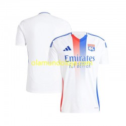 Camisola Olympique Lyonnais Homem Equipamento Primeiro 2024-2025 Manga Curta